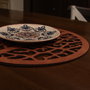 Hermia Juego de Salvamanteles Coral - Rose de Madera (4 piezas)
